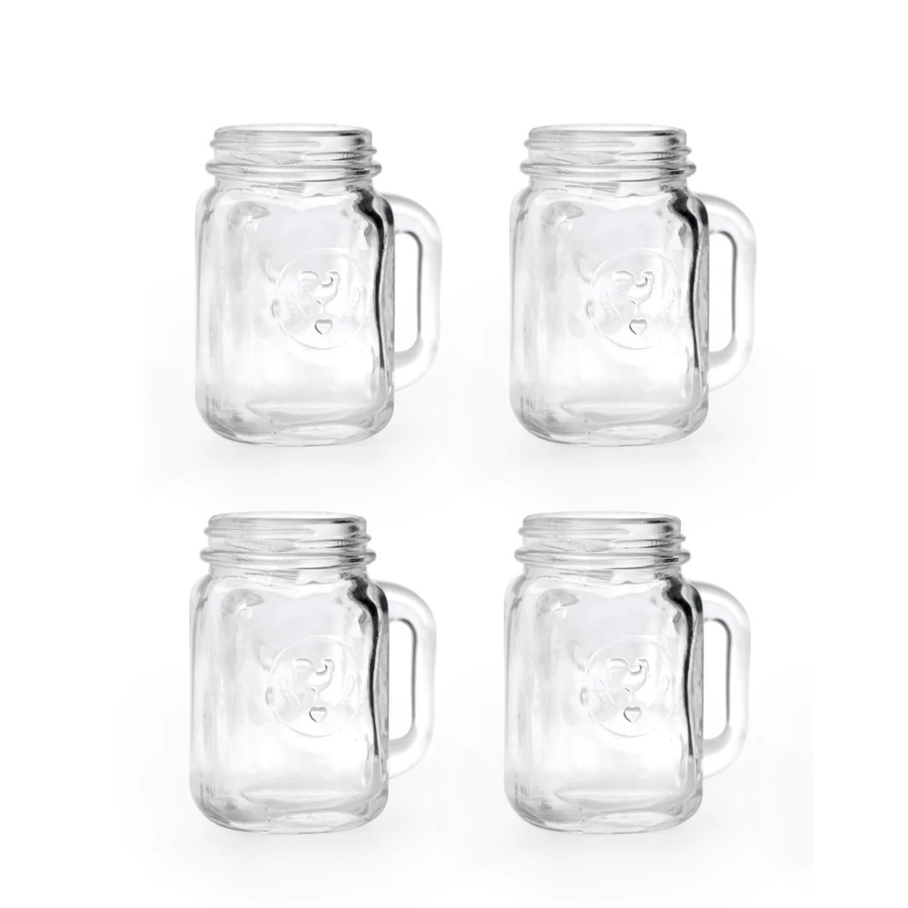 Kikkerland Mason Jar Shot Glasses